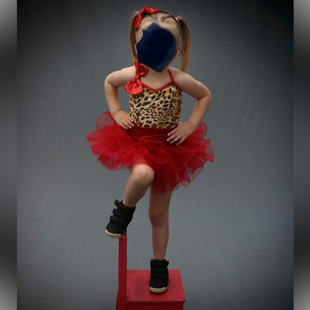 Red Leopard tutu Costume!